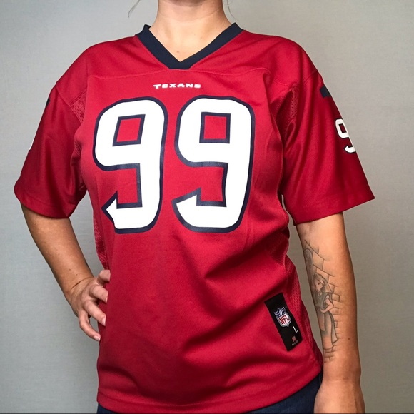 NFL Texans JJ Watt Jersey Brand New Red Game Day - Picture 2 of 8